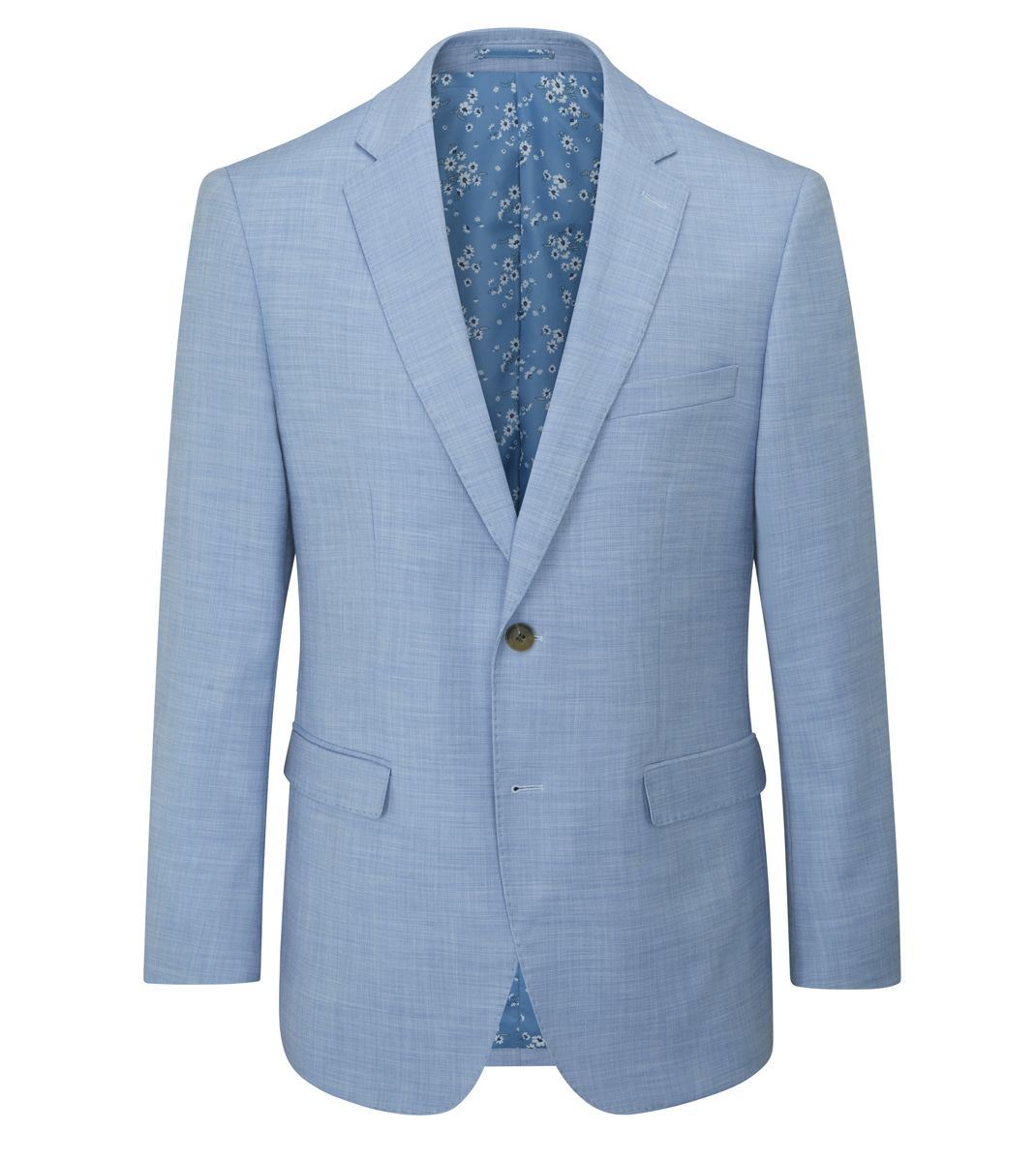 Skopes Lucien Suit Tailored Fit Jacket For Men in Sky Blue, 36S-62L