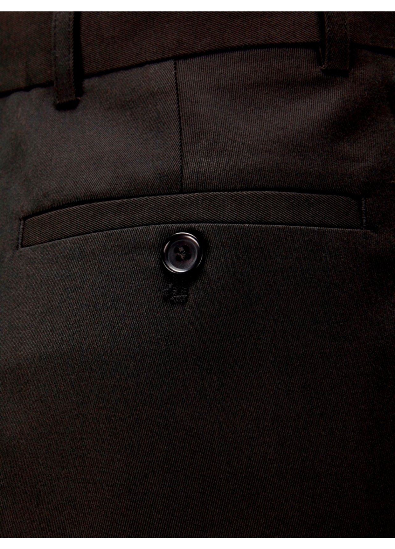 Skopes Men's Flexi Waist Tailored Fit Trouser Ryedale Black Size 30 - 60