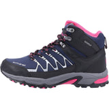 Cotswold Women Hiking Boots - Abbeydale Mid Hiker in Navy/Black/Fuchsia, 3-8