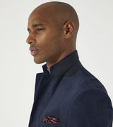 Skopes Hodgkinson Textured Sports Jacket For Mens in Blue, 36S-62L