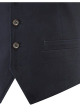 SKOPES Heritage Collection Mens Smart Casual Waistcoat (Berwick) in Navy