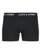 Jack & Jones Trunks 3 Pack For Men in Black (JACANTHONY) in Black, M-XL