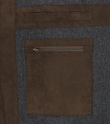 Skopes Men's Plus Size Mid Lengeth Car Coat In Brown Size Small To 5Xl