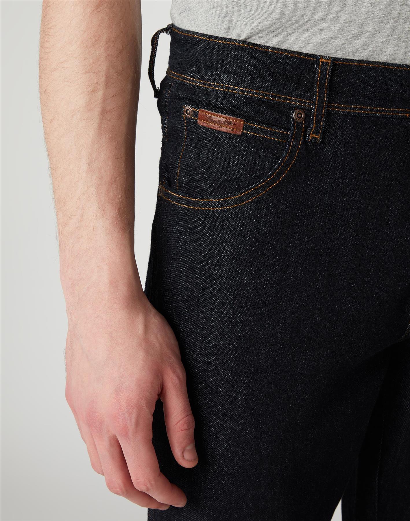 Wrangler Men's Texas Slim Dark Rinse Wash Jeans Waist 32" to 46"