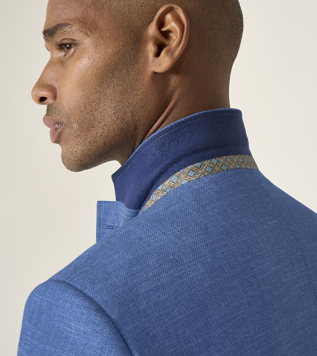 Skopes Jamie Tailored Fit Jacket For Men in Indigo Blue, 36S-62L