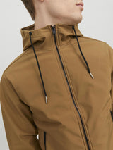 Jack & Jones Softshell Hoodie Jacket For Men (JJEBASIC) in 2 Colours, L-XL