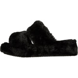 Skechers (GAR167238) Women's Cozy Wedge Slipper Sandal in Black 3 to 8