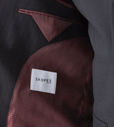 Skopes Darwin Suit Jacket For Men's in Black Stripe, 34S to 72L