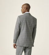 Skopes Dettori Tailored Fit Suit Jacket For Men in Brown Blue Check, 36S-62L