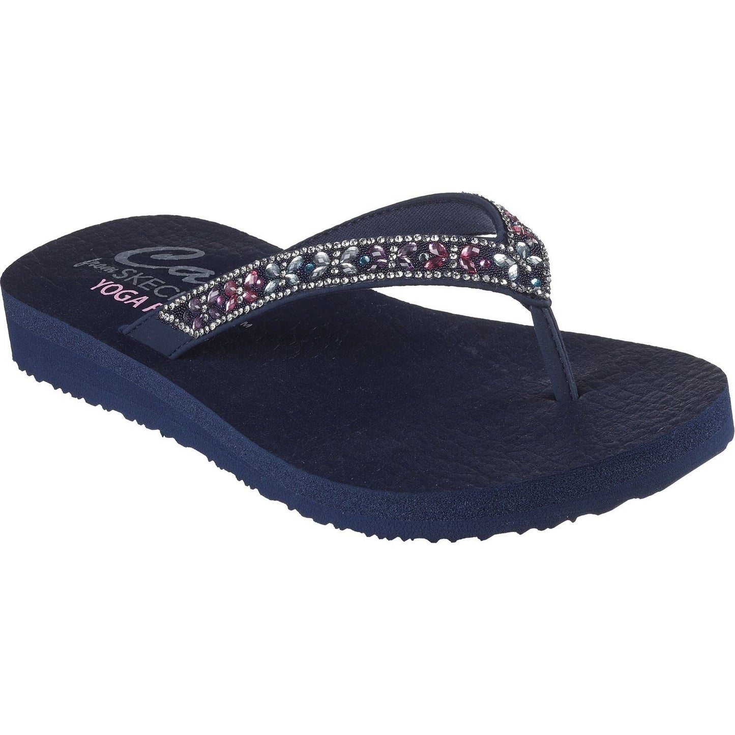 Skechers Women Sandal - Meditation - Butterfly Garden in Navy/Multi, 3-8 - GAR119660