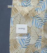 Skopes Tailored Fit Padua Jacket For Men in Blue Herringbone, 36S-62L