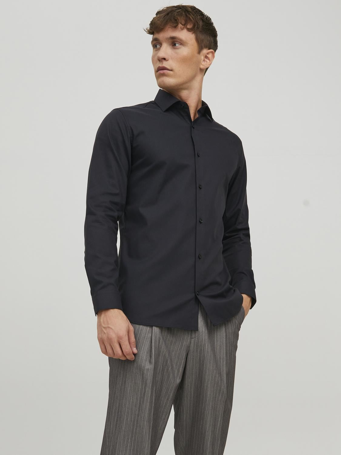 Jack & Jones Long Sleeves Shirt For Men (JPRBLAPARKER) in 6 Colours, L-XL