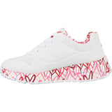 Skechers (GAR314976L) Childrens Sports Uno Lite Lovely Luv in UK 1.5 to 13.5