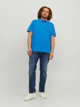 Jack & Jones (12143859) Men's Plus Size JJEPAULOS Polo Shirt in 6 Colours 2XL to 6XL