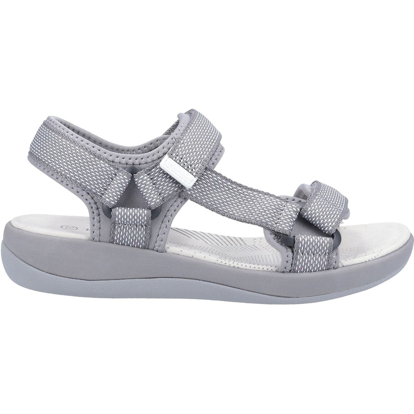Hush Puppies Sara Quarter Strap Sandal Ladies in Grey