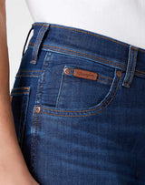 Wrangler Men's Texas Slim Stretch Airlie Blue Jeans Waist 38 - 46