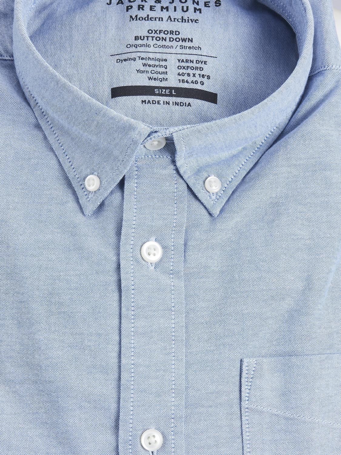 Jack & Jones Oxford Shirt With Long Sleeves For Men (JPRBLUBROOK) in 8 Colours, L-XL