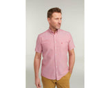 Double Two Men's Plus Size Oxford Casual Shirt in 3 Colour Options 2XL to 5XL (DTLS1109)