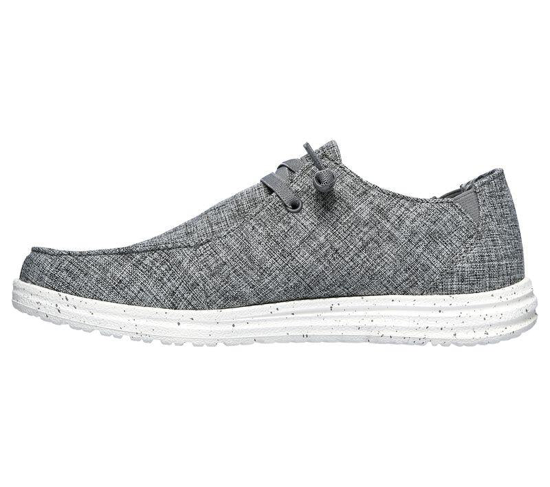 Skechers (210101) Men's Relaxed Fit: Melson - Chad Canvas Shoes in 2 Colours 8 to 15