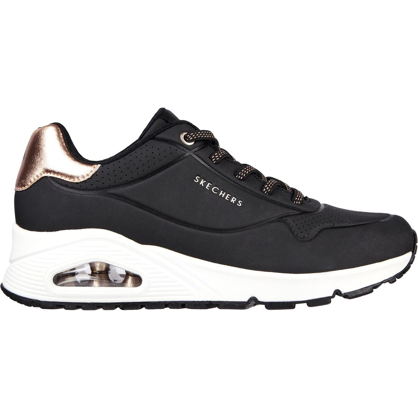 Skechers Women Trainers - Uno - Shimmer Away in 2 Colours, 3-8 - GAR155196