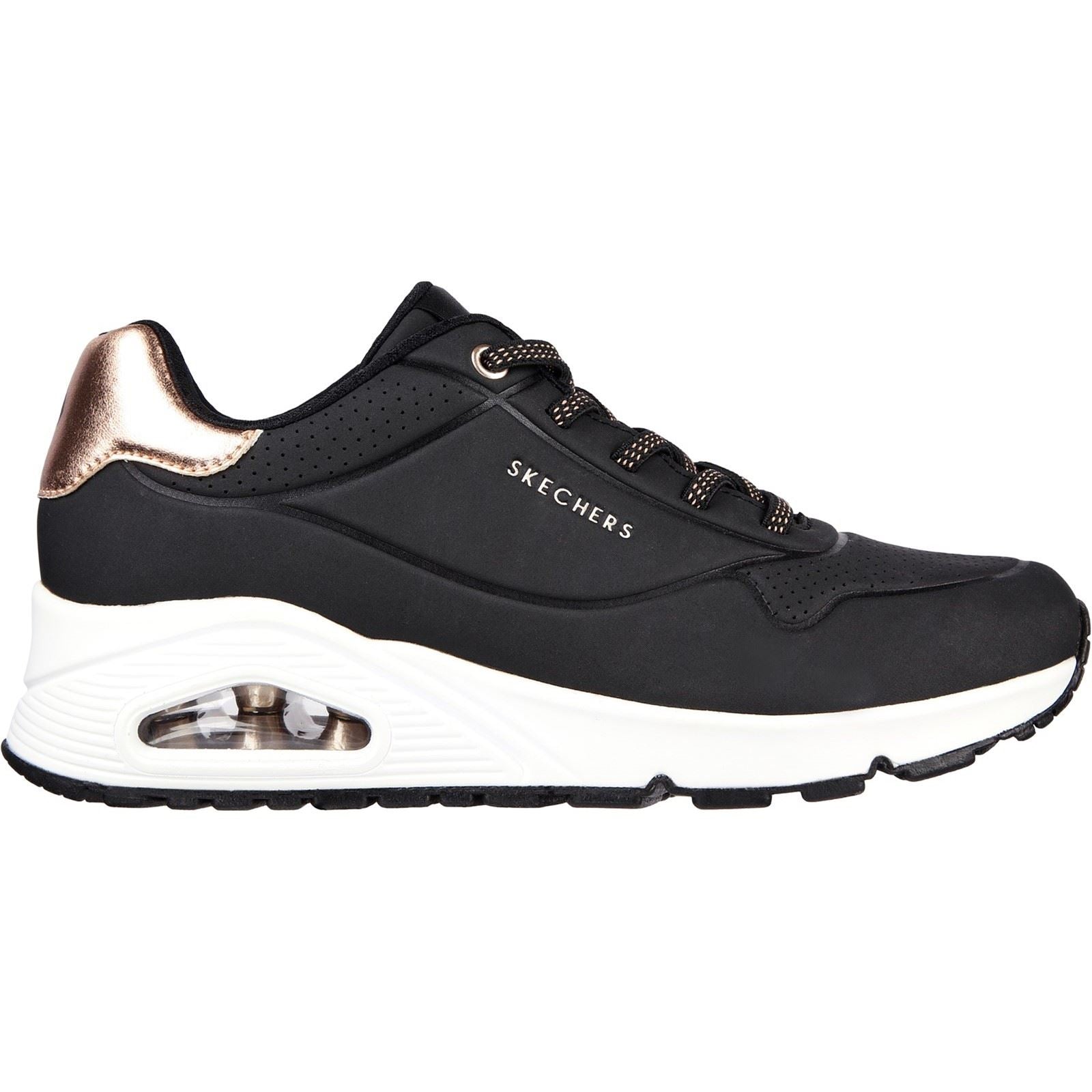 Skechers Women Trainers - Uno - Shimmer Away in 2 Colours, 3-8 - GAR155196