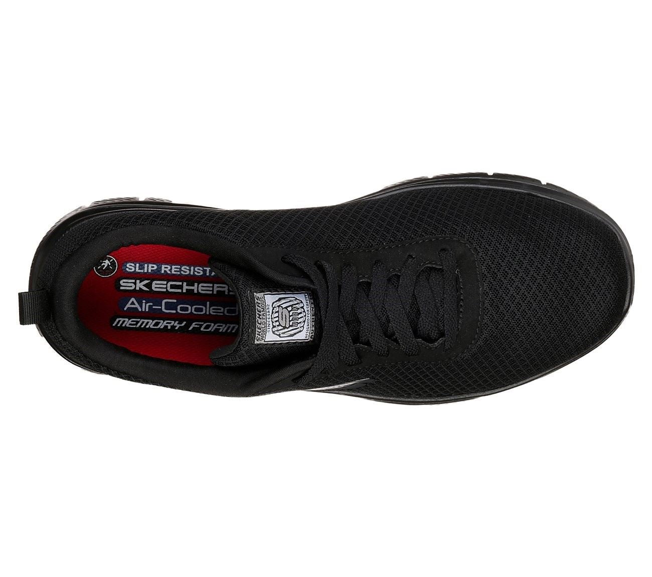 Skechers Flex Advantage - Bendon Sr Work Shoe Mens Occupational Footwear in Black