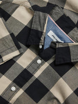Jack & Jones Men's Plus Size Short Sleeves Checked Shirt Size 1XL to 6XL, 2 Colours