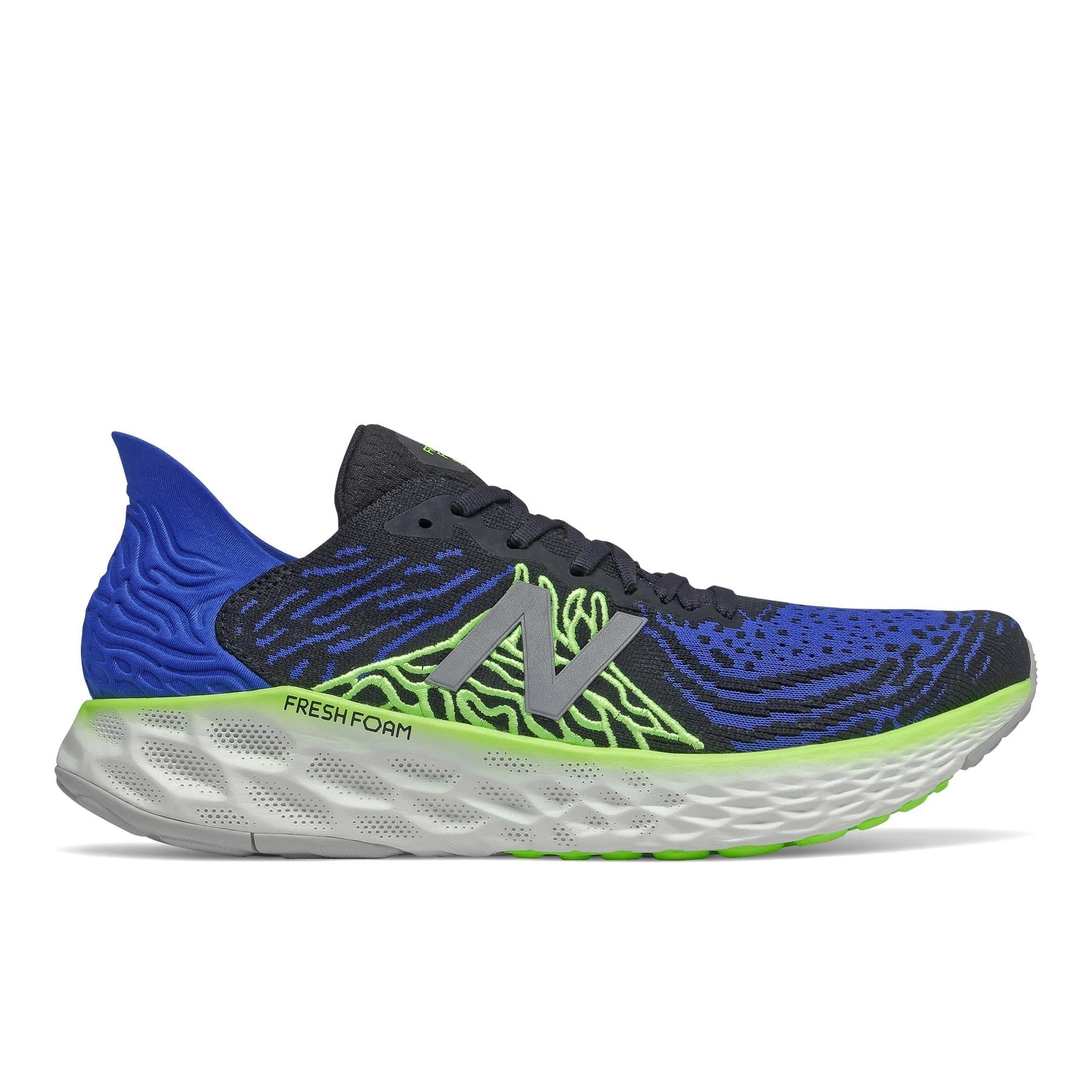New Balance Mens Extra Wide (4E) Fit Fresh Foam Running Trainers (1080) in Team Royal