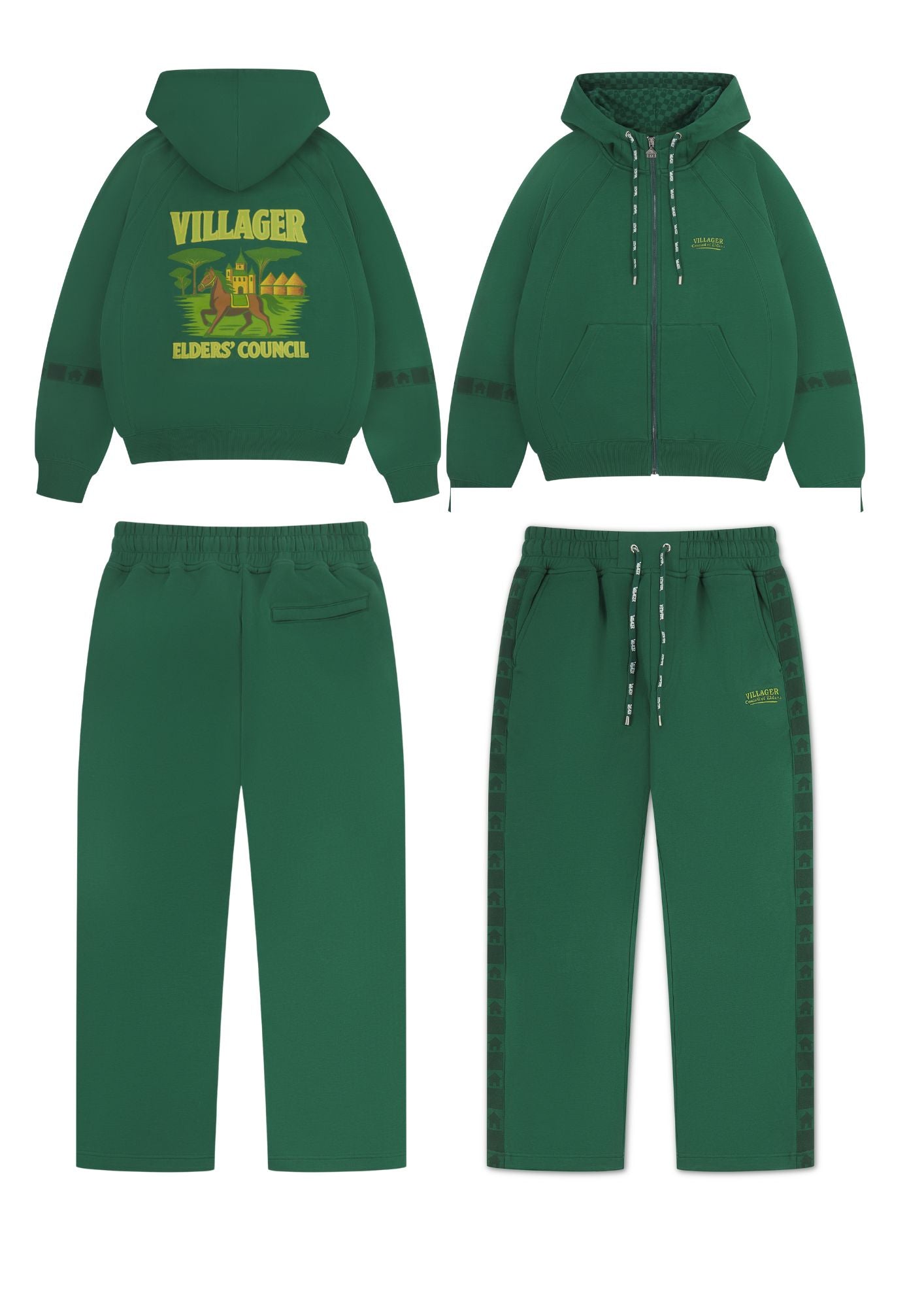 Elders’ Council Sweatsuit Set Green