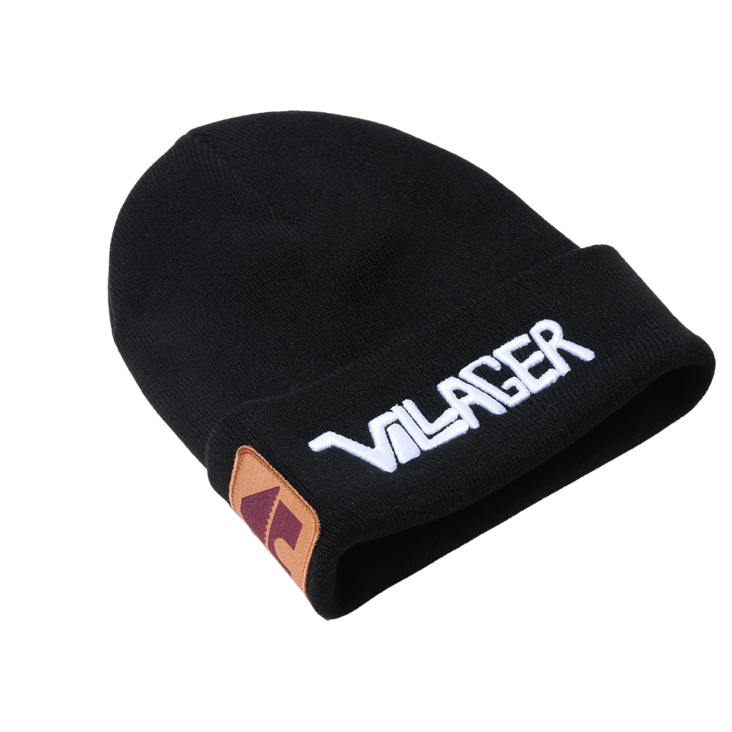 Villager Embroidered Knit Beanie