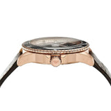 Emporio Armani Men's Watch AR11556 Brown Leather Strap & Blue Dial With Rose Gold Case Diver