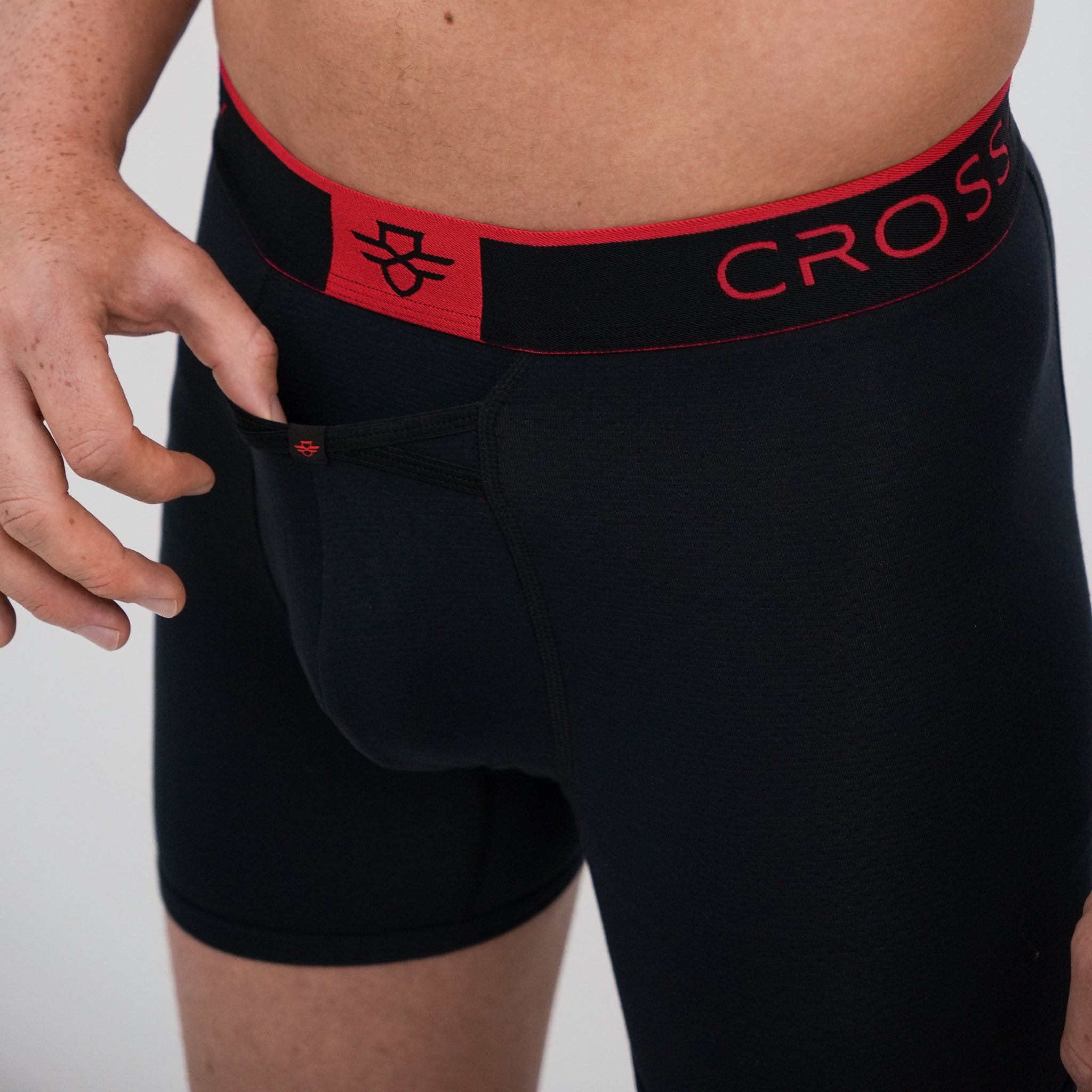 Aero Pro 7" Boxers - Black / Red