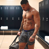 Aero Pro 7" Boxers - Camo / Royal Blue