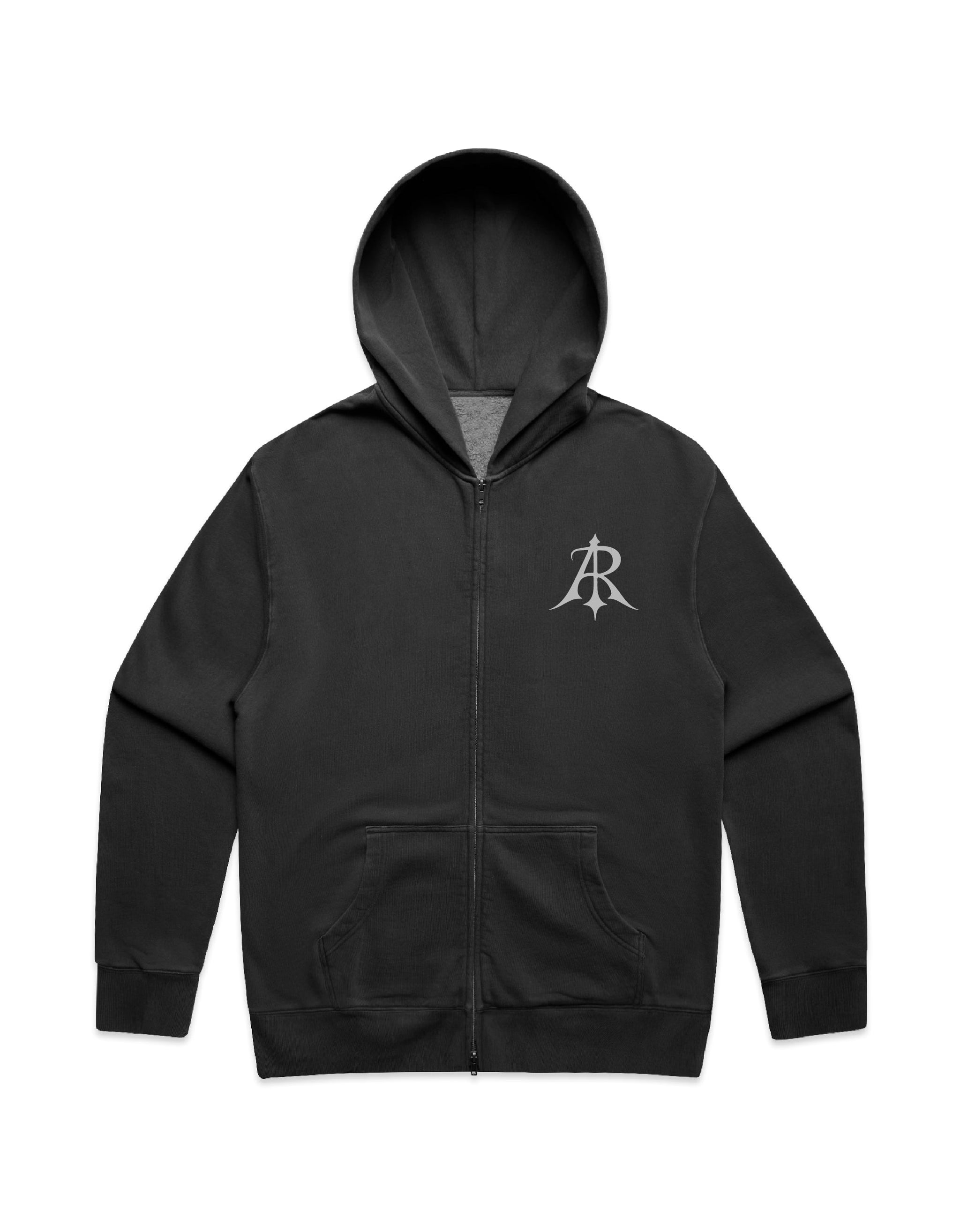 Crest Faded Relax Zip Hoodie