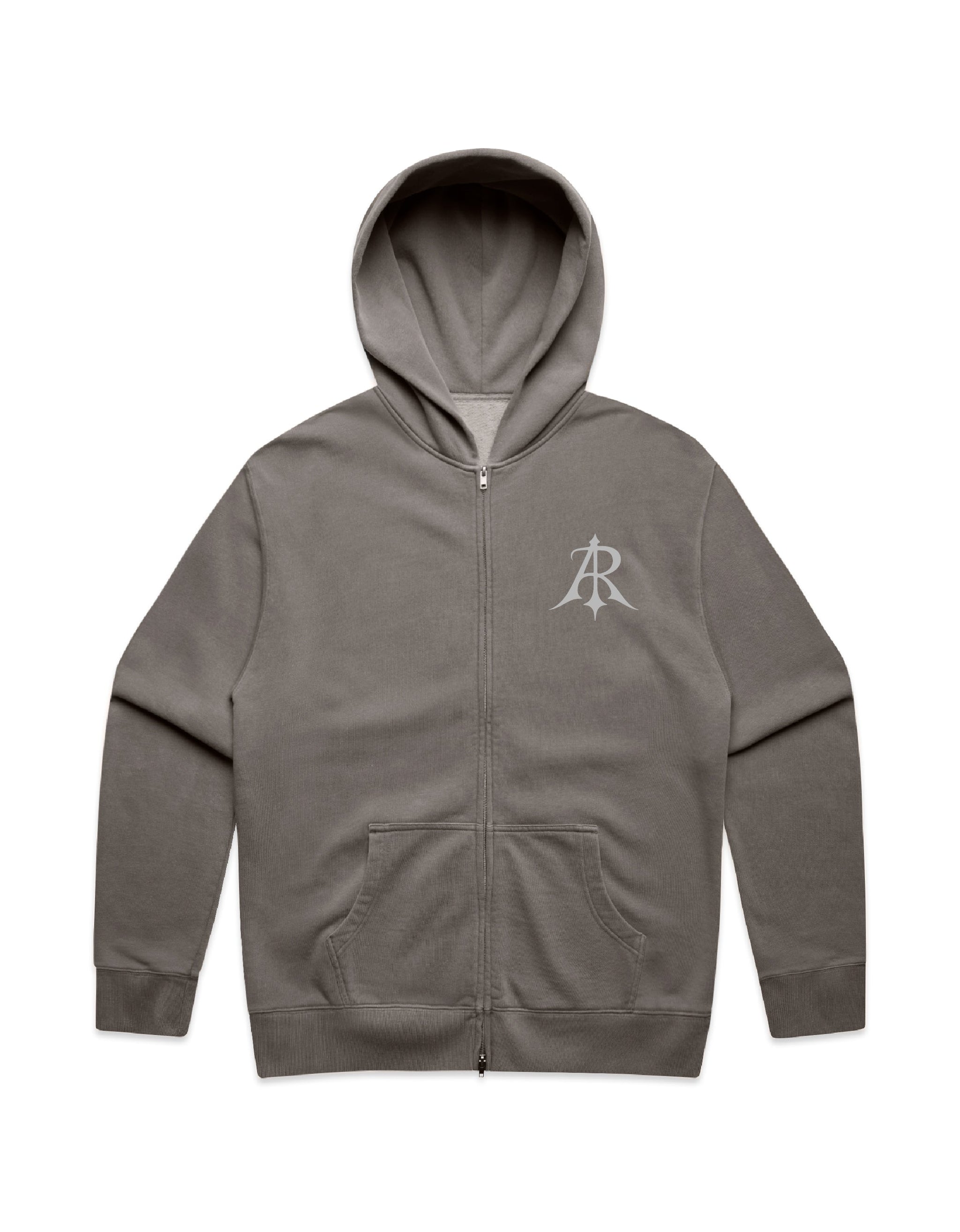 Crest Faded Relax Zip Hoodie
