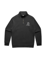 Crest Faded Relax Half Zip Sweater
