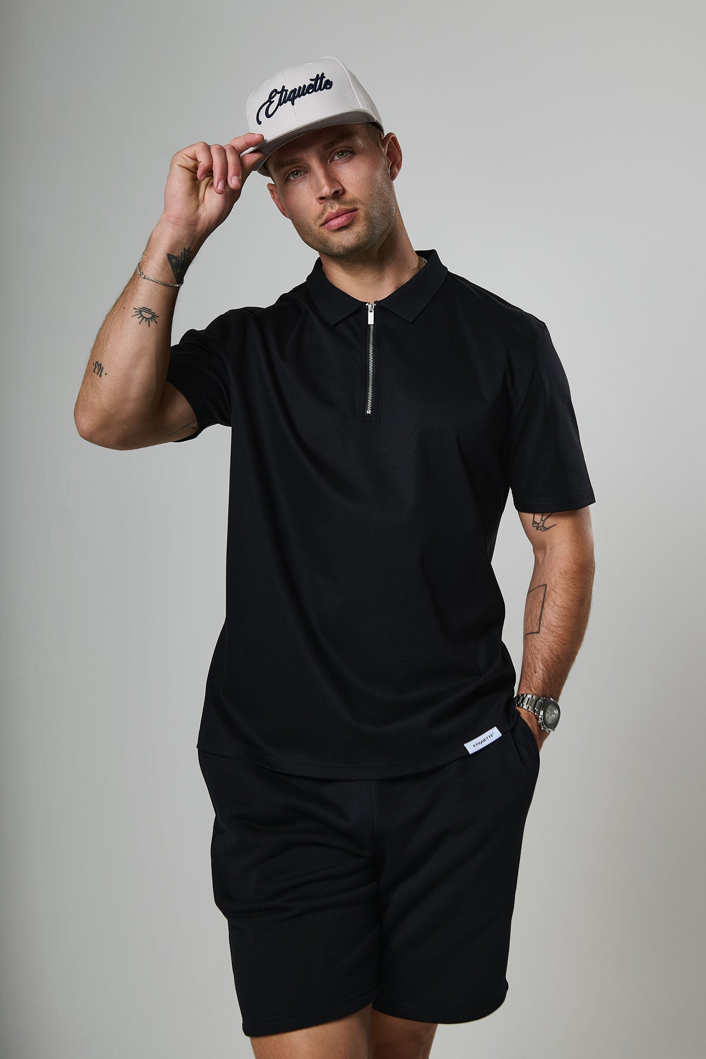 Tailored 4 Way Stretch Short - Black