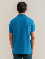 Plain Cotton Polo – Turquoise