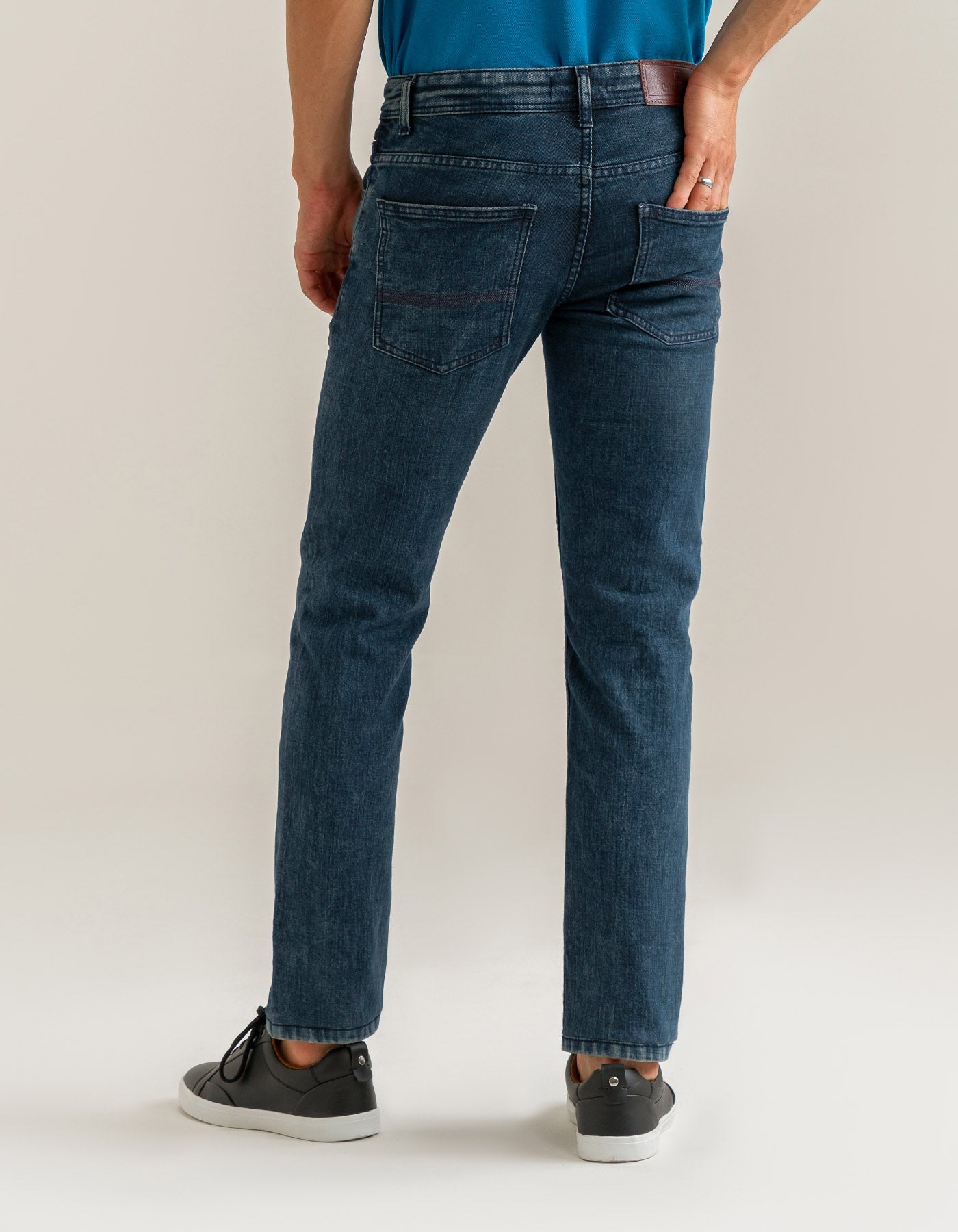 Classic Smart Jeans - Green Tint