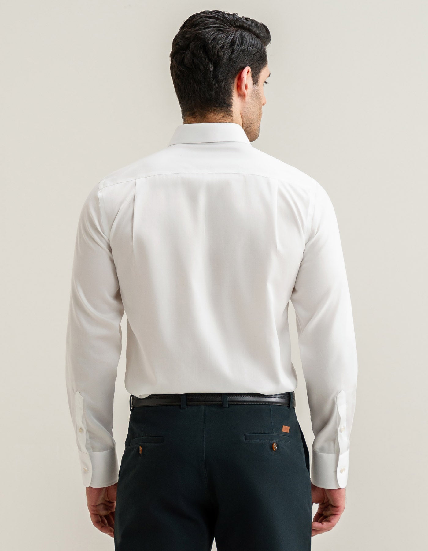 Luxury Off White Twill Shirt