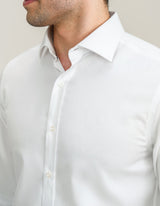 Easy Care White Twill Shirt