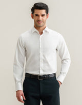 Luxury Off White Twill Shirt