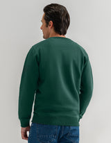 British Green Fleece Crewneck Sweatshirt