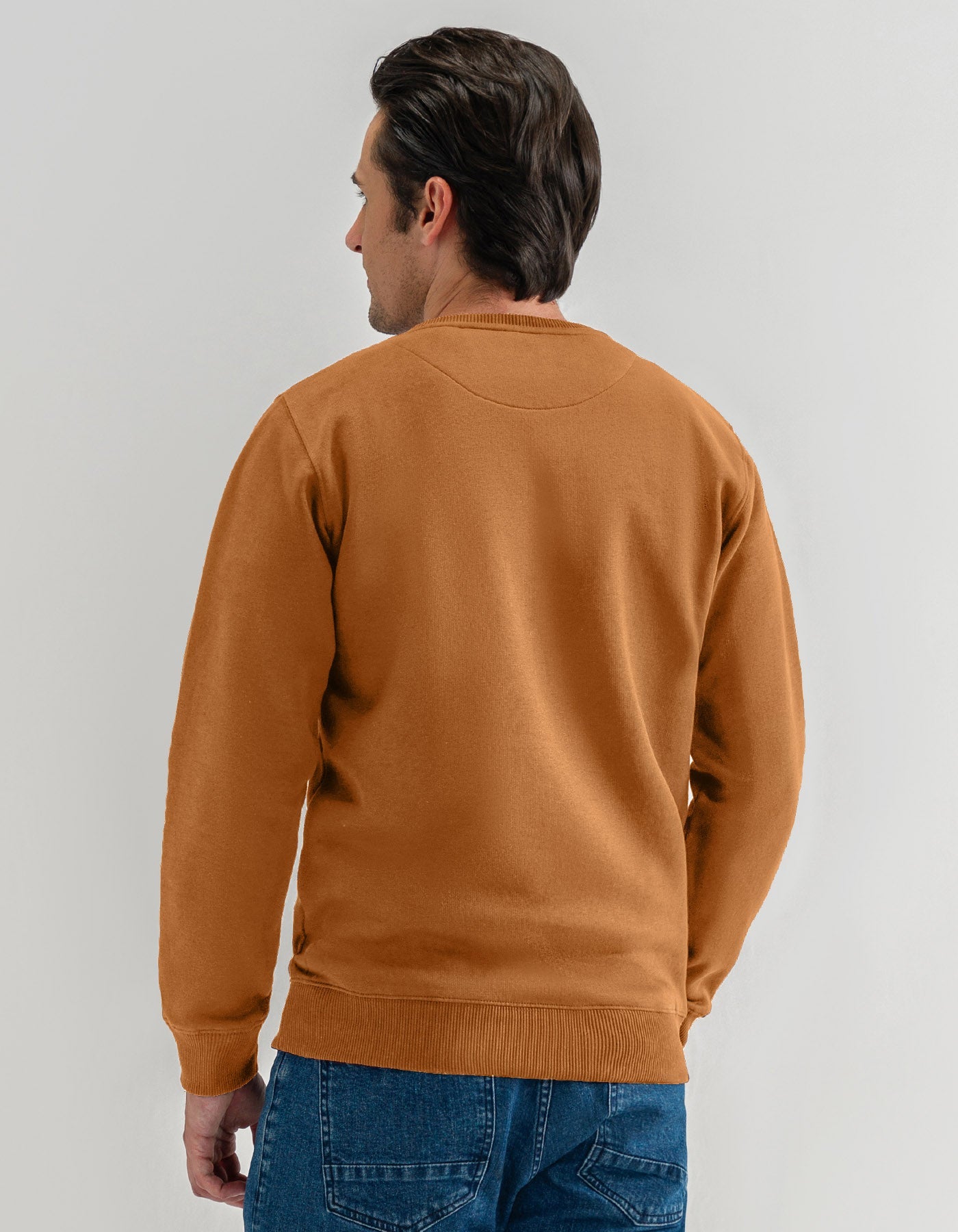 Classic Mustard Crew Neck Sweatshirt