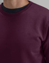 Classic Maroon Crewneck Sweatshirt