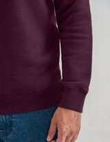 Classic Maroon Crewneck Sweatshirt