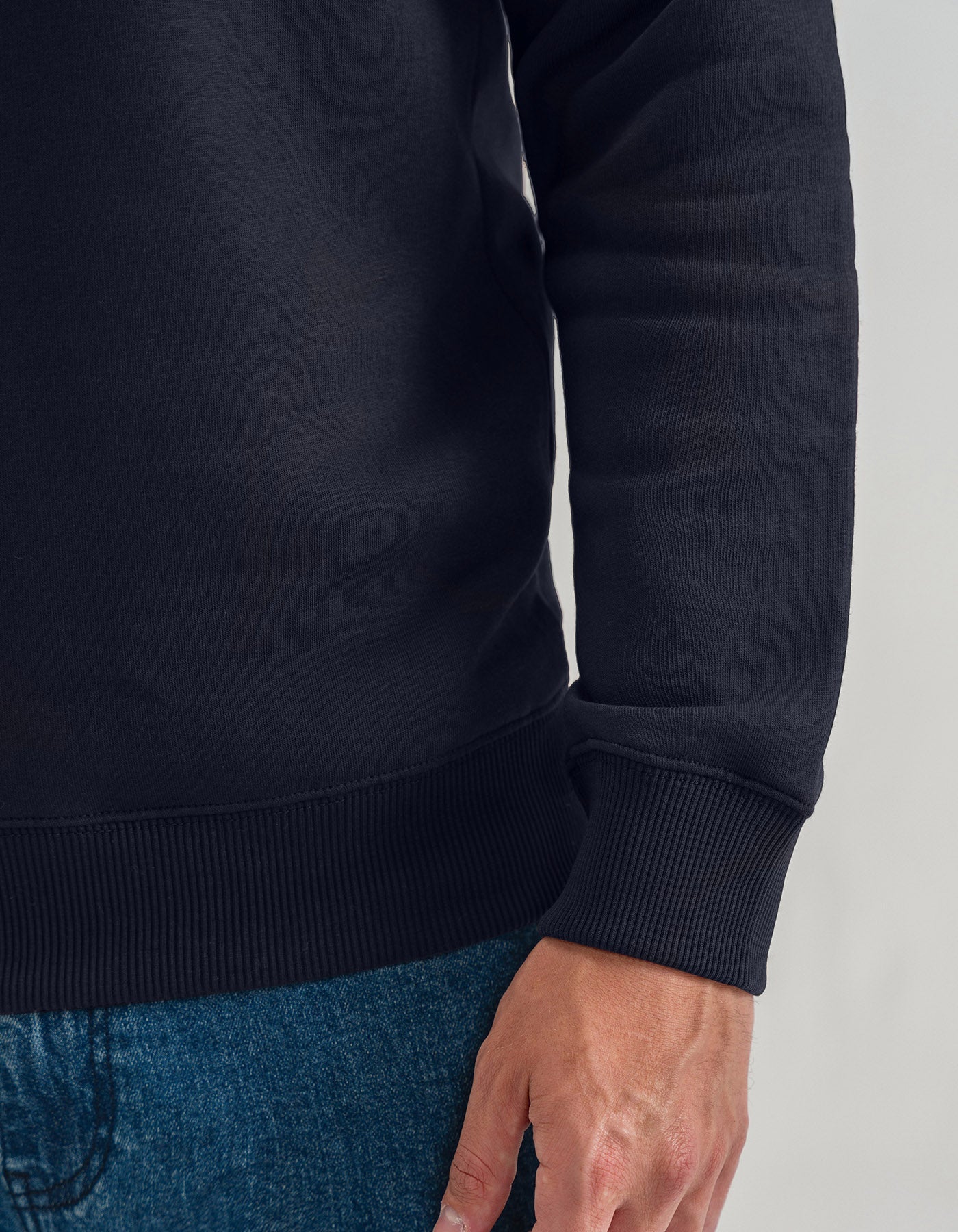 Classic Black Crewneck Sweatshirt