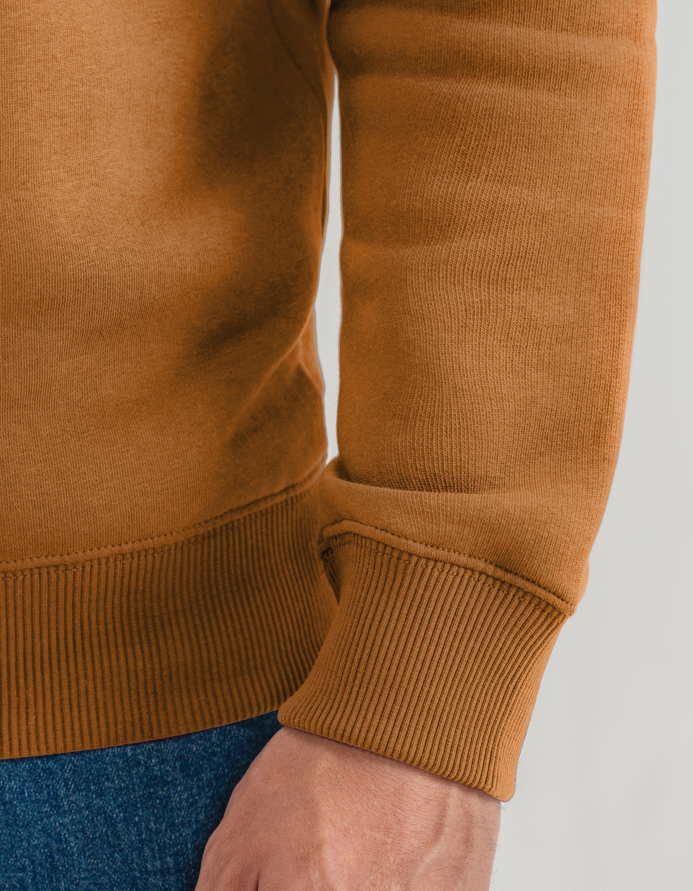 Classic Mustard Crew Neck Sweatshirt