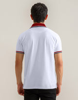 Designer Cotton Polo - White