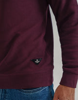 Maroon Terry Crewneck Sweatshirt